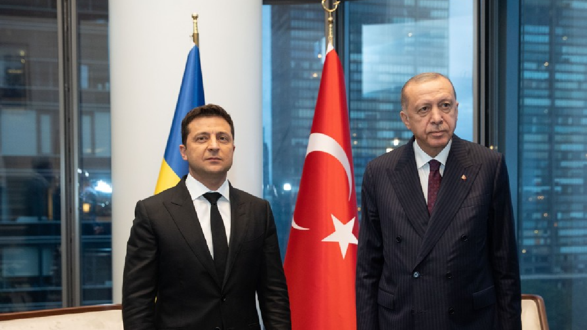 Зеленский обсудил Крым на встрече с Эрдоганом, который в ГА ООН вновь подчеркнул непризнании Турцией оккупации полуострова